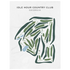 Idle Hour Country Club, Georgia - Printed Golf Courses