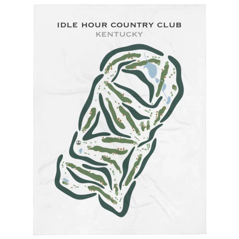 Idle Hour Country Club, Kentucky - Printed Golf Courses
