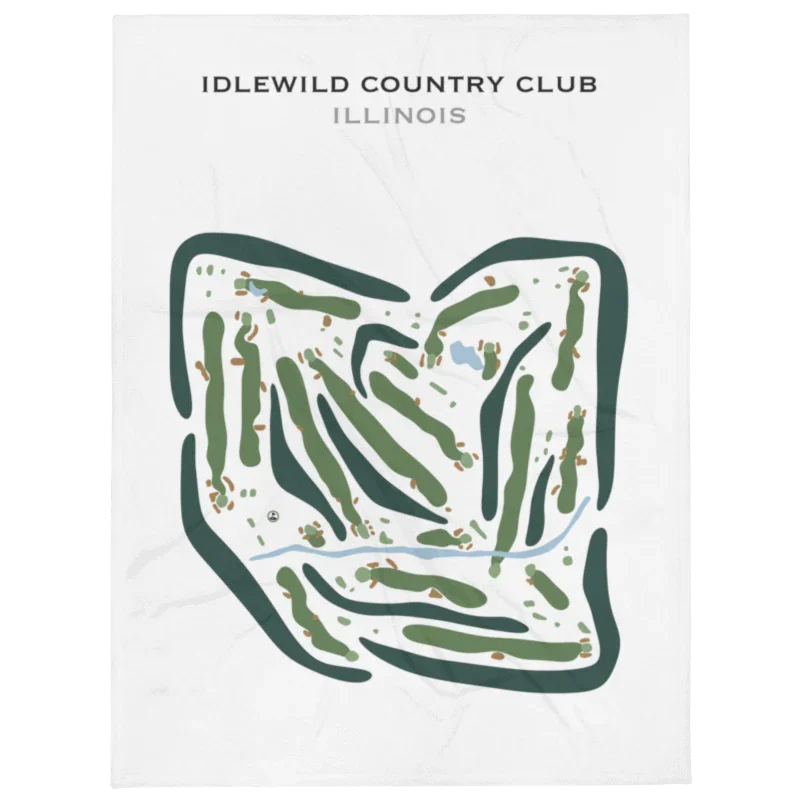 Idlewild Country Club, Illinois - Printed Golf Courses