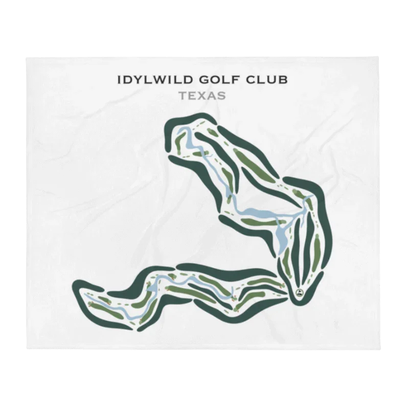 Idylwild Golf Club, Texas - Printed Golf Courses