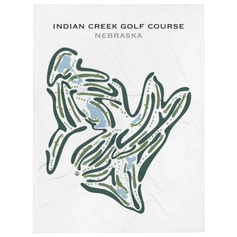 Indian Creek Golf Course, Nebraska - Printed Golf Courses