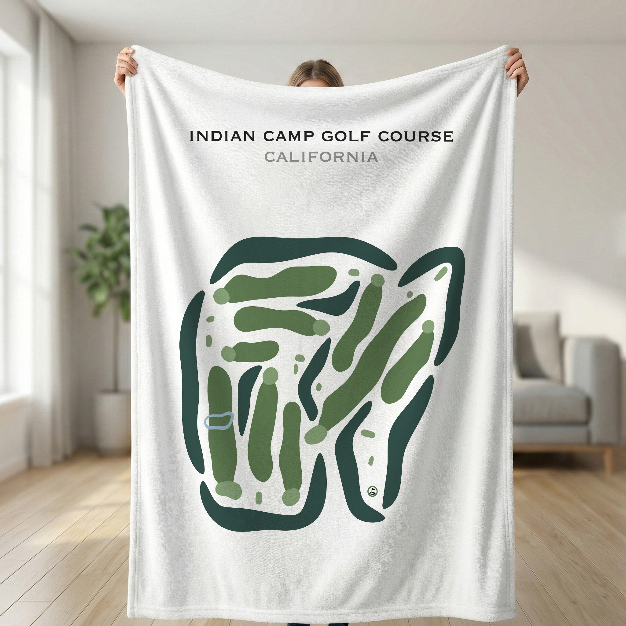 Indian Camp Golf Course, California - Printed Golf Courses