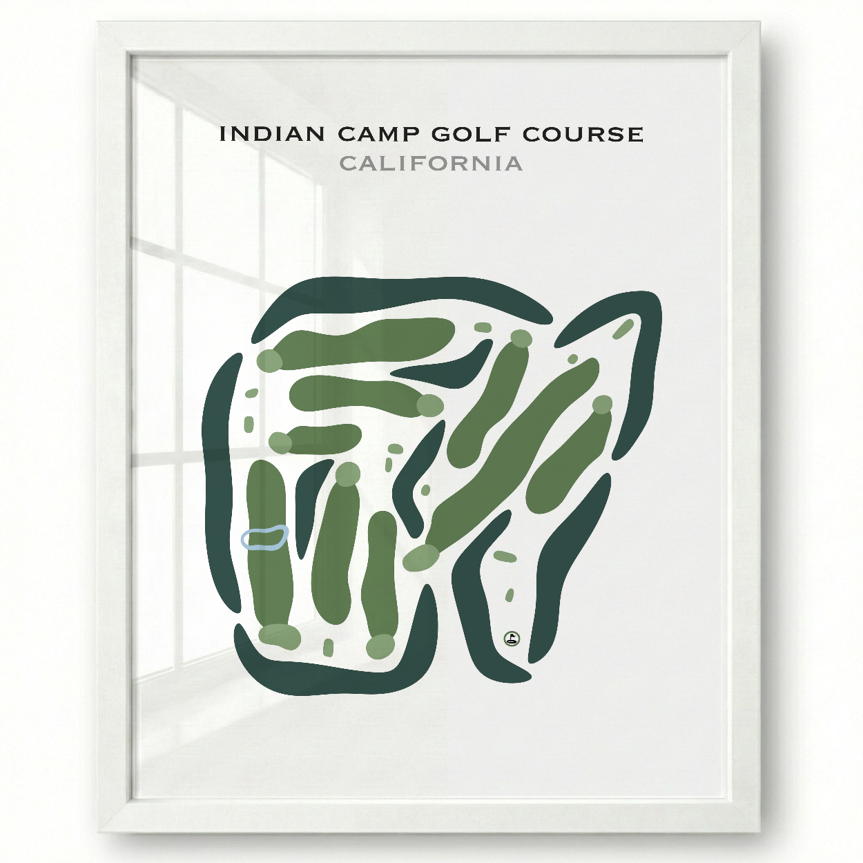 Indian Camp Golf Course, California - Printed Golf Courses