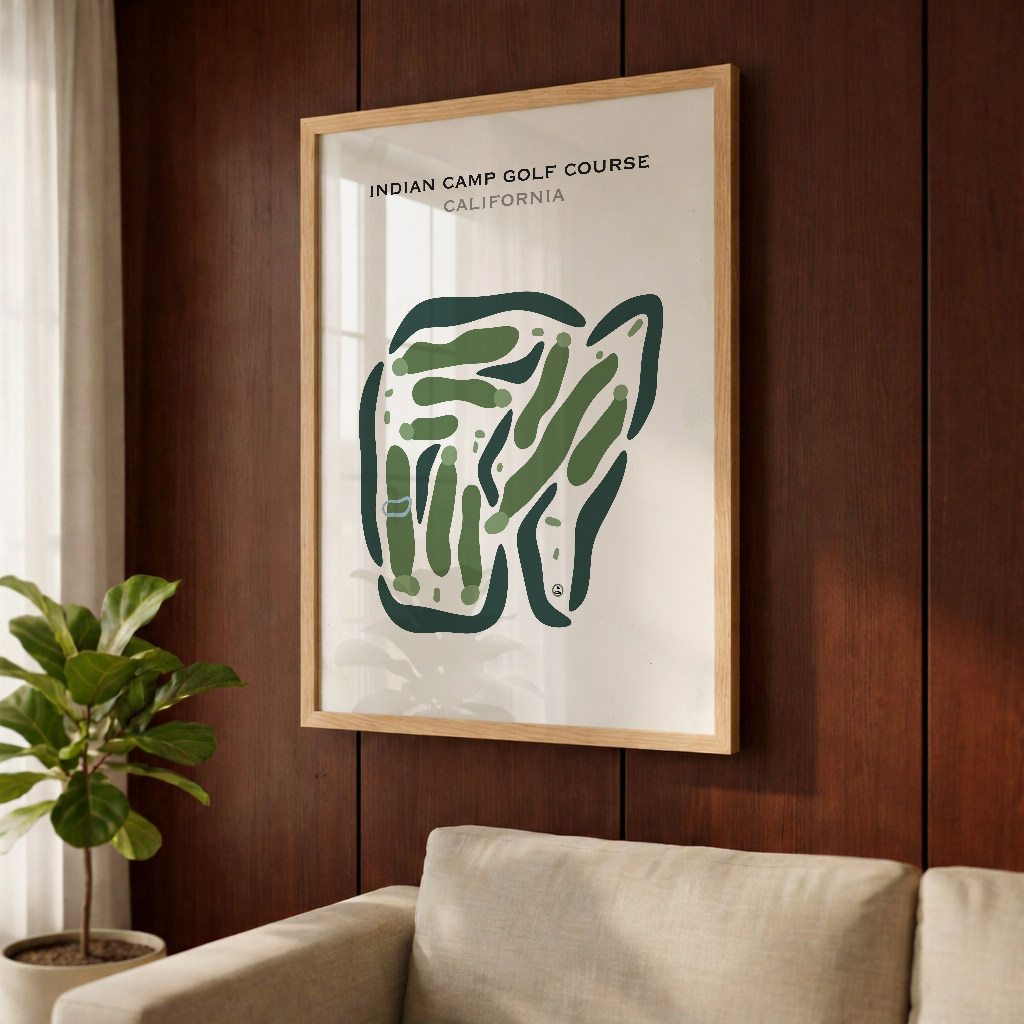 Indian Camp Golf Course, California - Printed Golf Courses