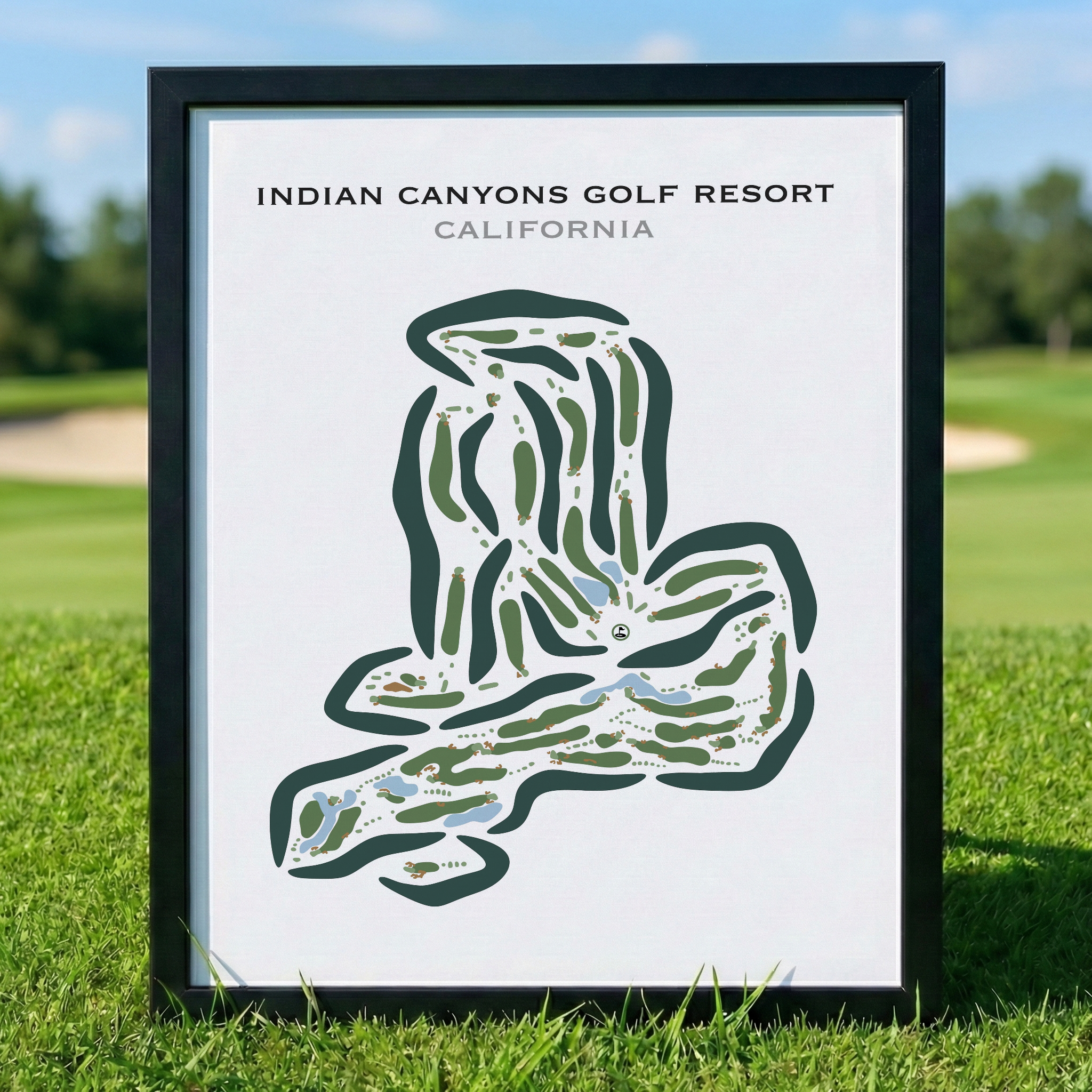 Indian Canyons Golf Resort, California - Printed Golf Courses