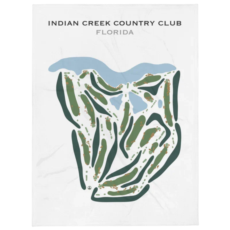 Indian Creek Country Club, Florida - Printed Golf Courses