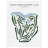Indian Creek Country Club, Florida - Printed Golf Courses