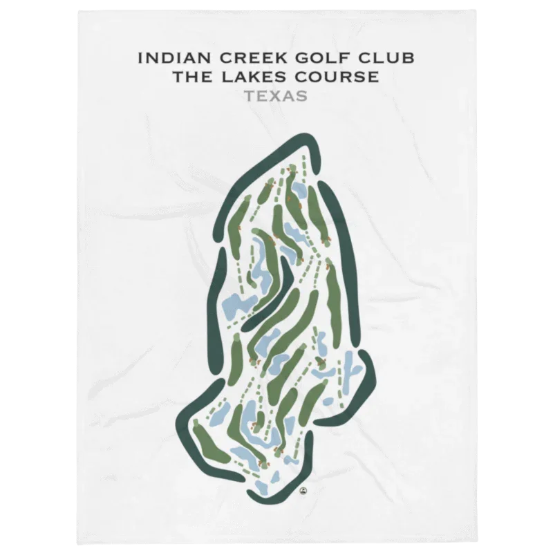 Indian Creek Golf Club - The Lakes Course, Texas - Printed Golf Courses