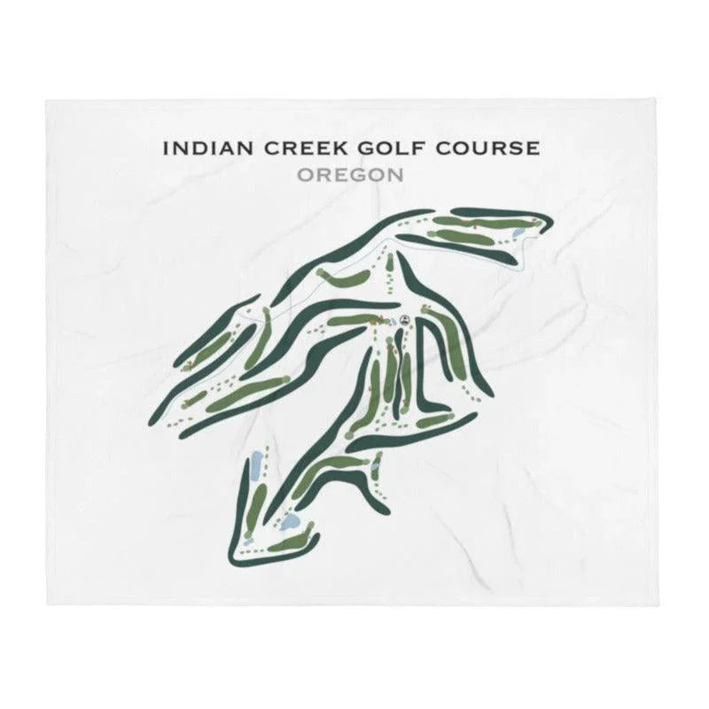 Indian Creek Golf Course, Oregon - Printed Golf Courses