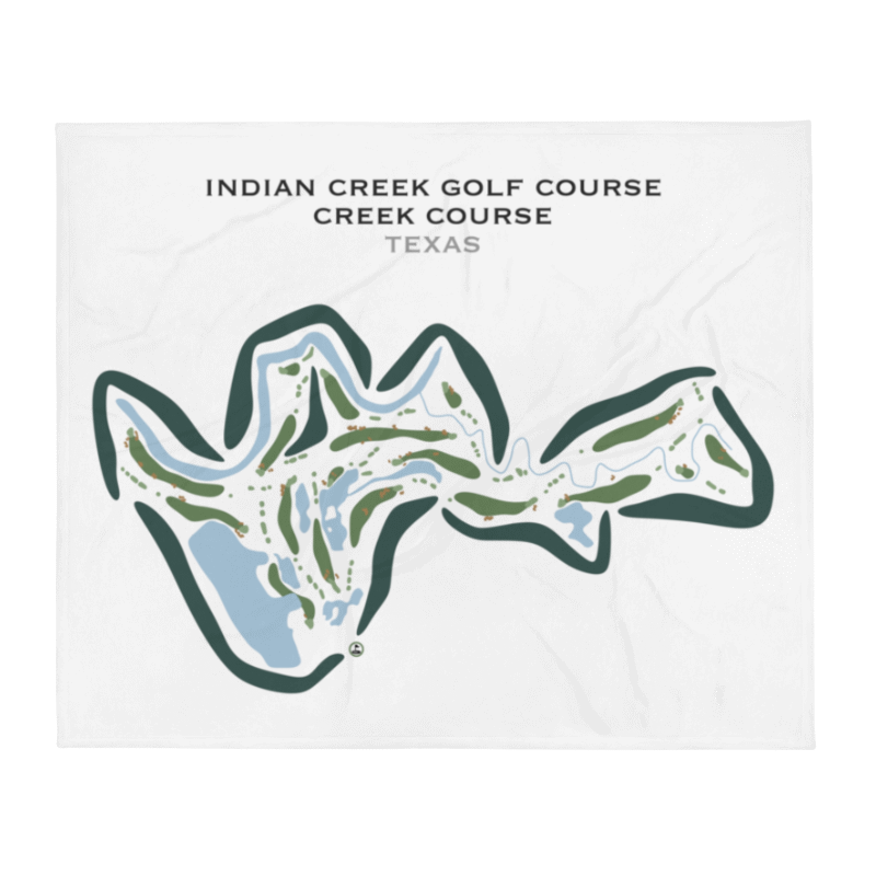 Indian Creek Golf Club - Creek Course, Texas - Printed Golf Courses