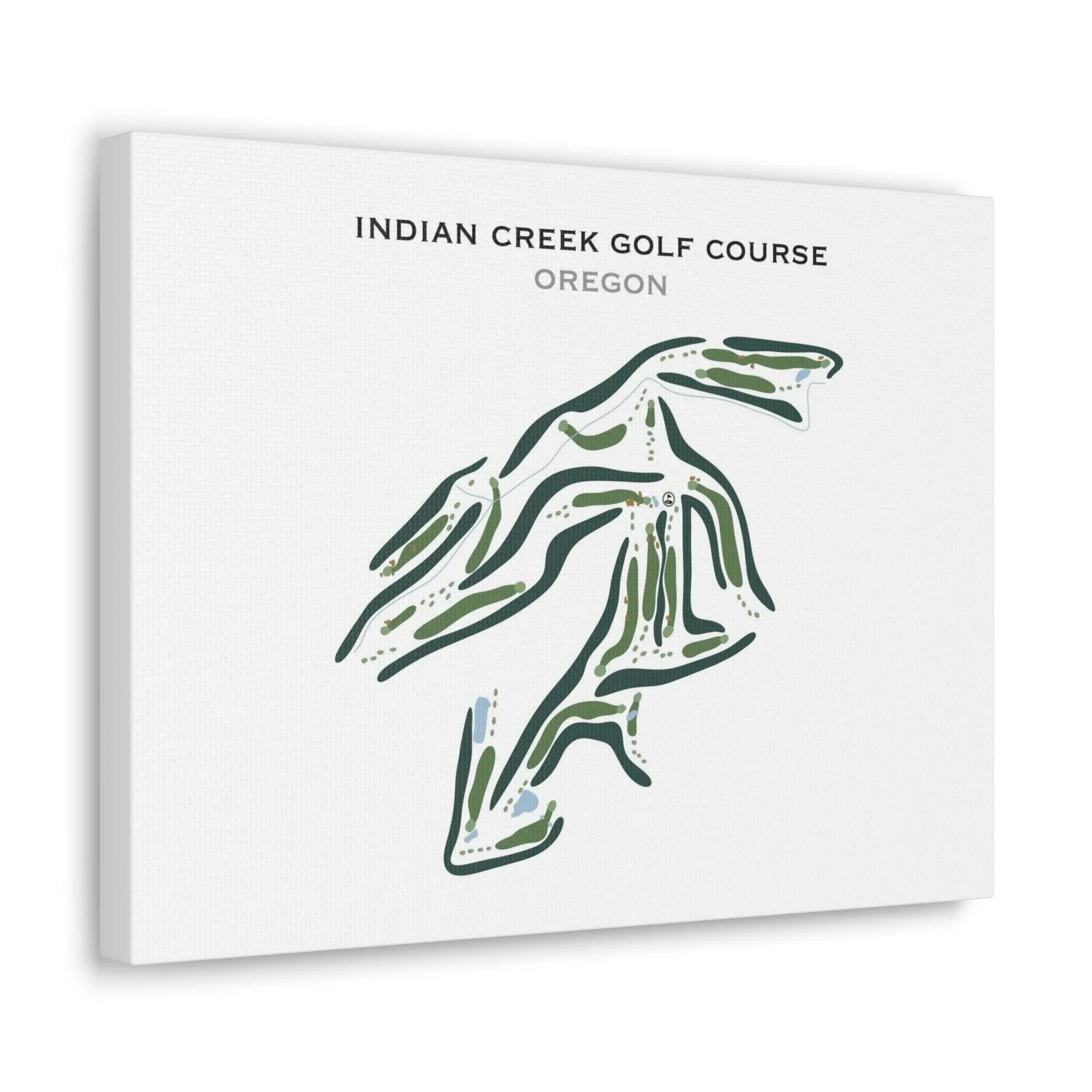 Indian Creek Golf Course, Oregon - Printed Golf Courses