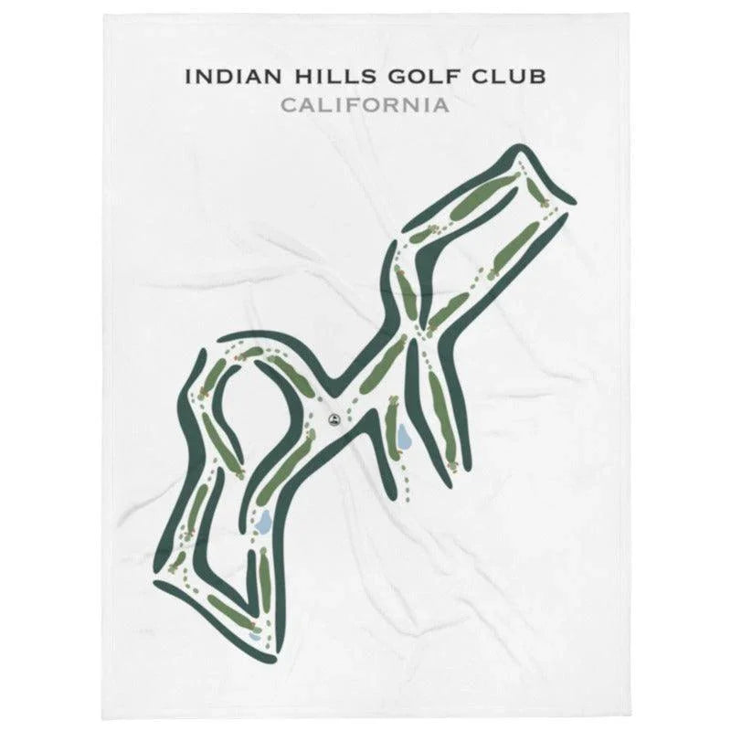 Indian Hills Golf Club, California - Printed Golf Courses