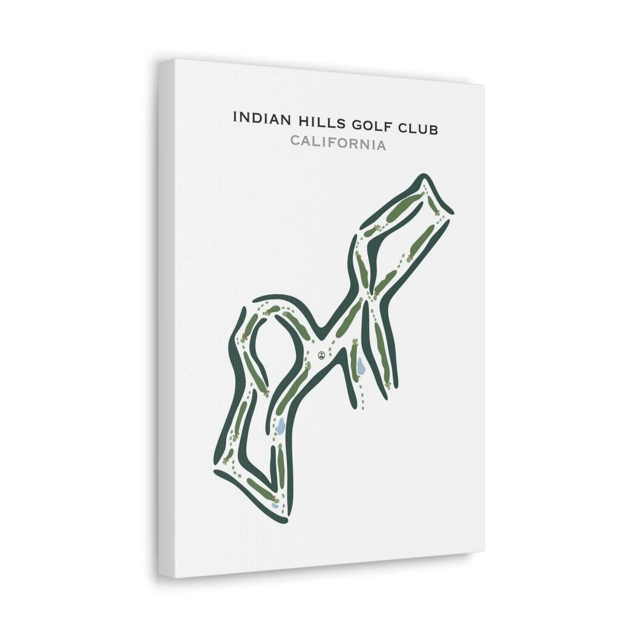 Indian Hills Golf Club, California - Printed Golf Courses