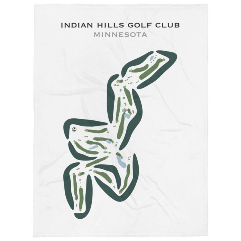 Indian Hills Golf Club, Minnesota - Printed Golf Courses
