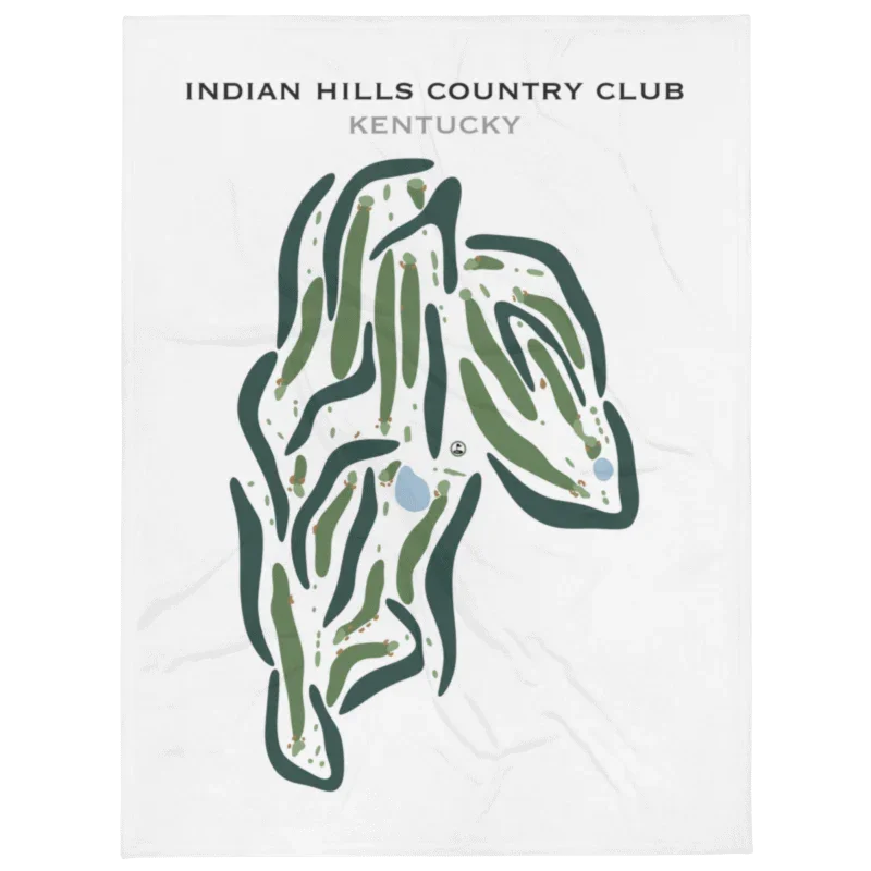 Indian Hills Country Club, Kentucky - Printed Golf Courses