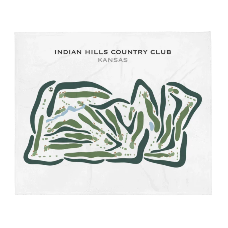 Indian Hills Country Club, Kansas - Printed Golf Courses