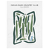 Indian Oaks Country Club, Illinois - Printed Golf Courses