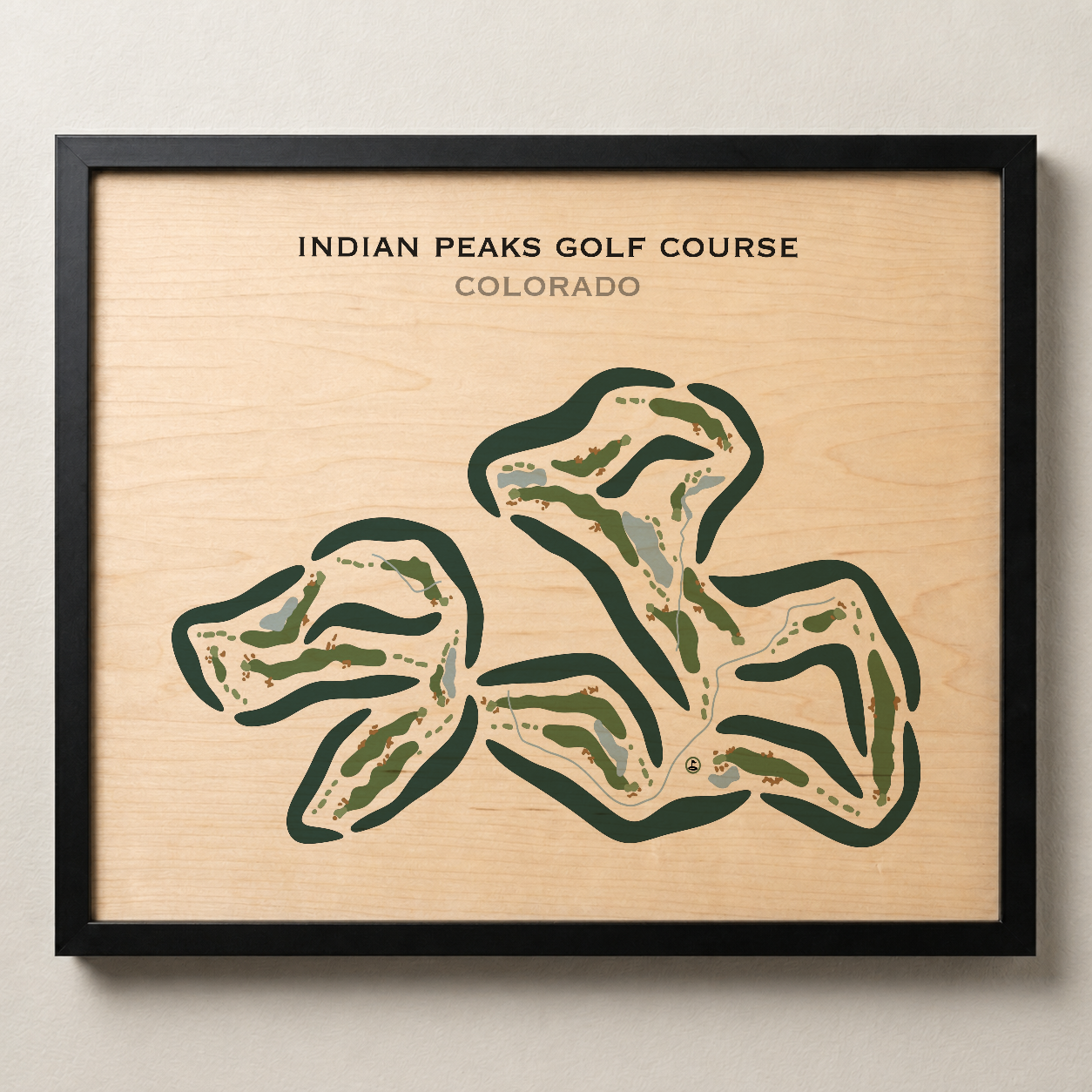 Indian Peaks Golf Course, Colorado - Printed Golf Courses