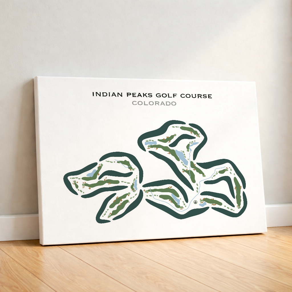 Indian Peaks Golf Course, Colorado - Printed Golf Courses