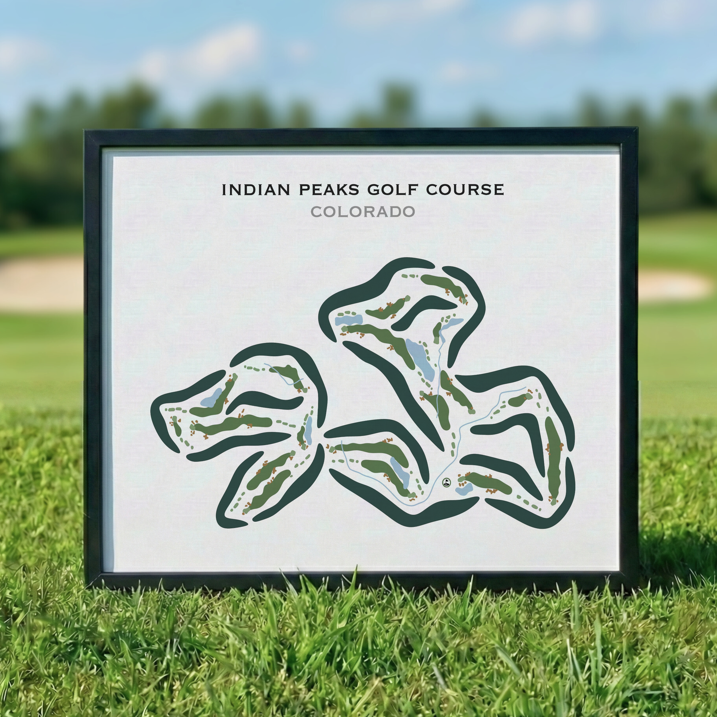 Indian Peaks Golf Course, Colorado - Printed Golf Courses