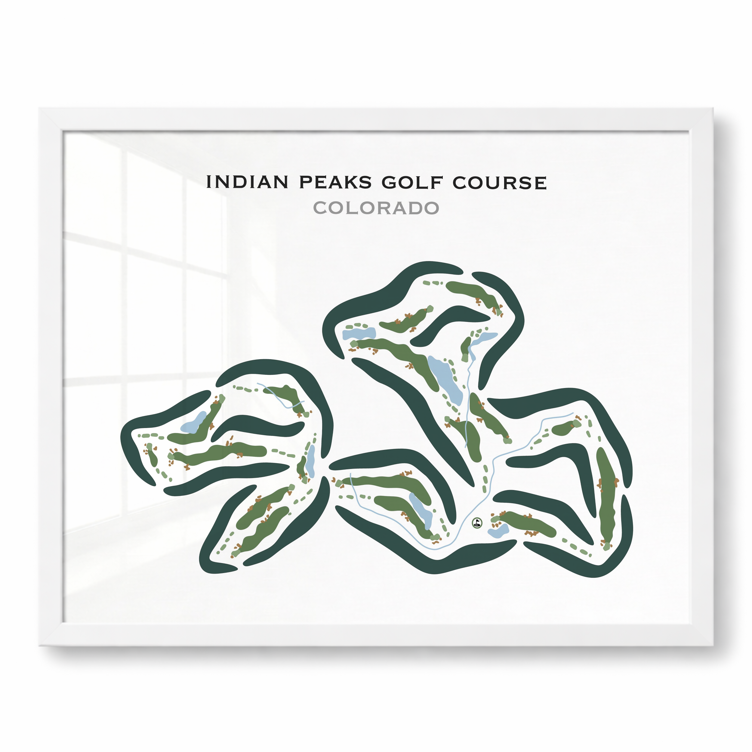 Indian Peaks Golf Course, Colorado - Printed Golf Courses
