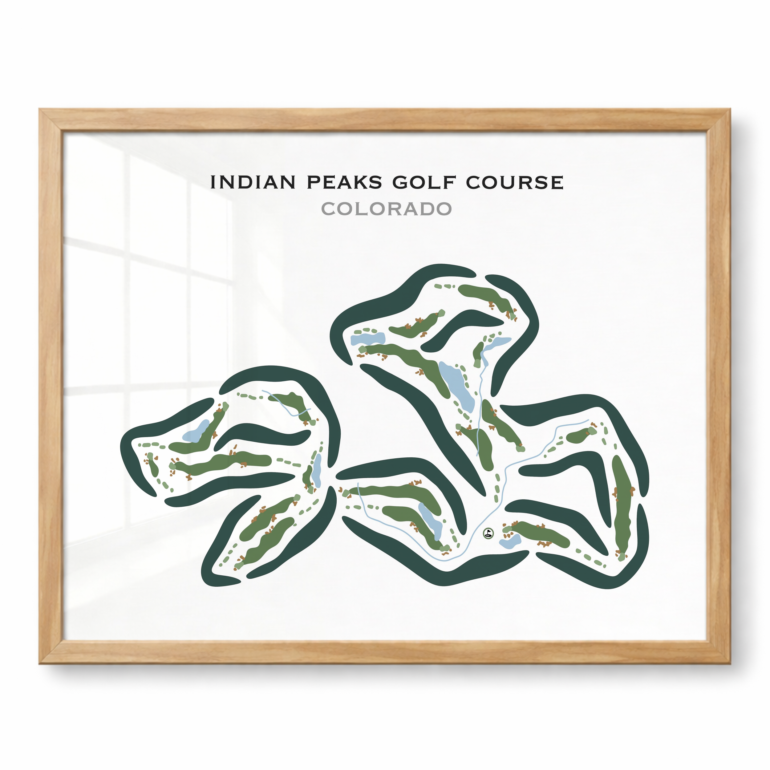 Indian Peaks Golf Course, Colorado - Printed Golf Courses