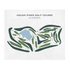 Indian Pines Golf Course, Alabama - Printed Golf Courses