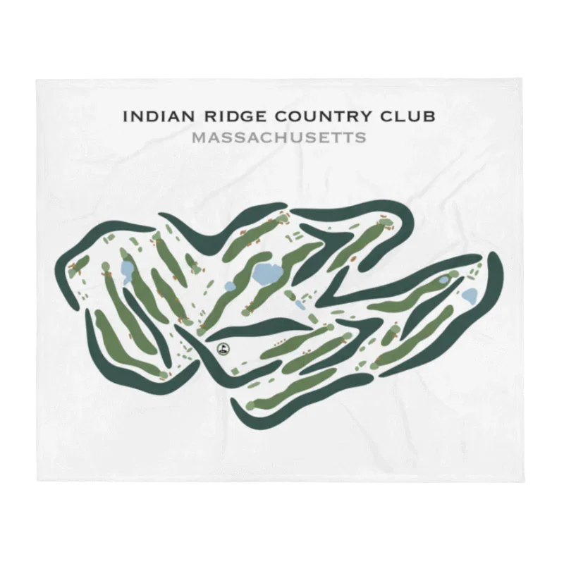 Indian Ridge Country Club, Massachusetts - Printed Golf Courses