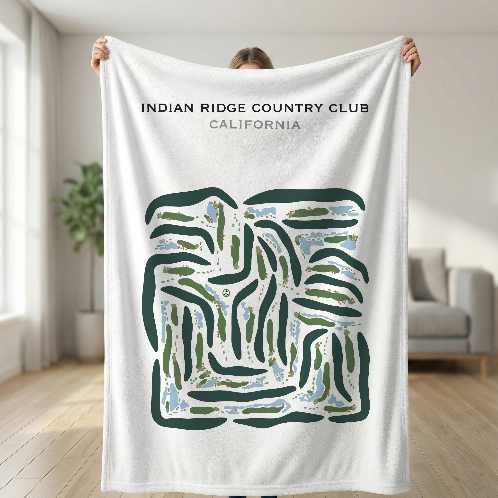 Indian Ridge Country Club, California - Printed Golf Courses