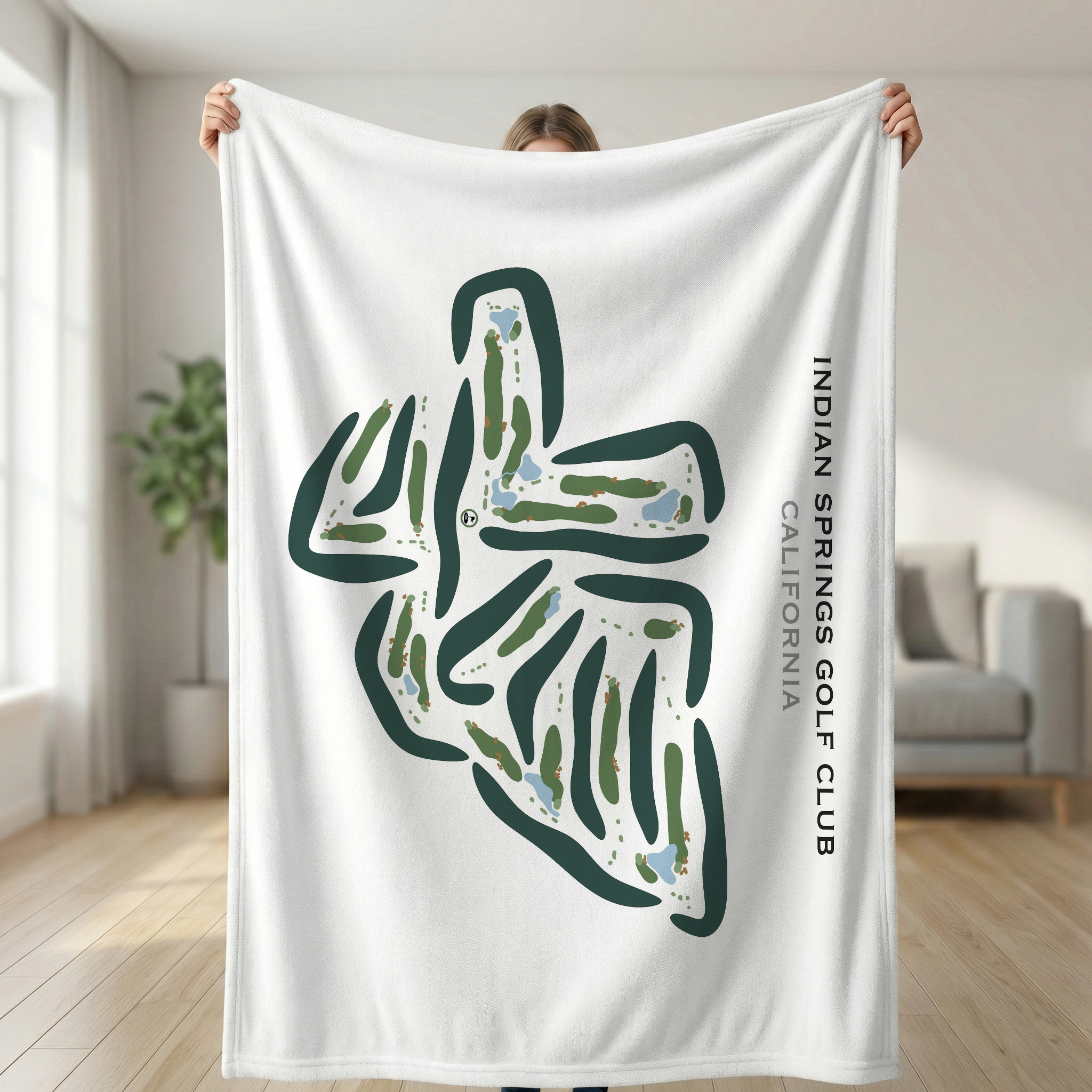 Indian Springs Golf Club, California - Printed Golf Courses