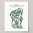 Indian Valley Country Club, Pennsylvania - Printed Golf Course