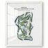 Indian Valley Country Club, Pennsylvania - Printed Golf Course