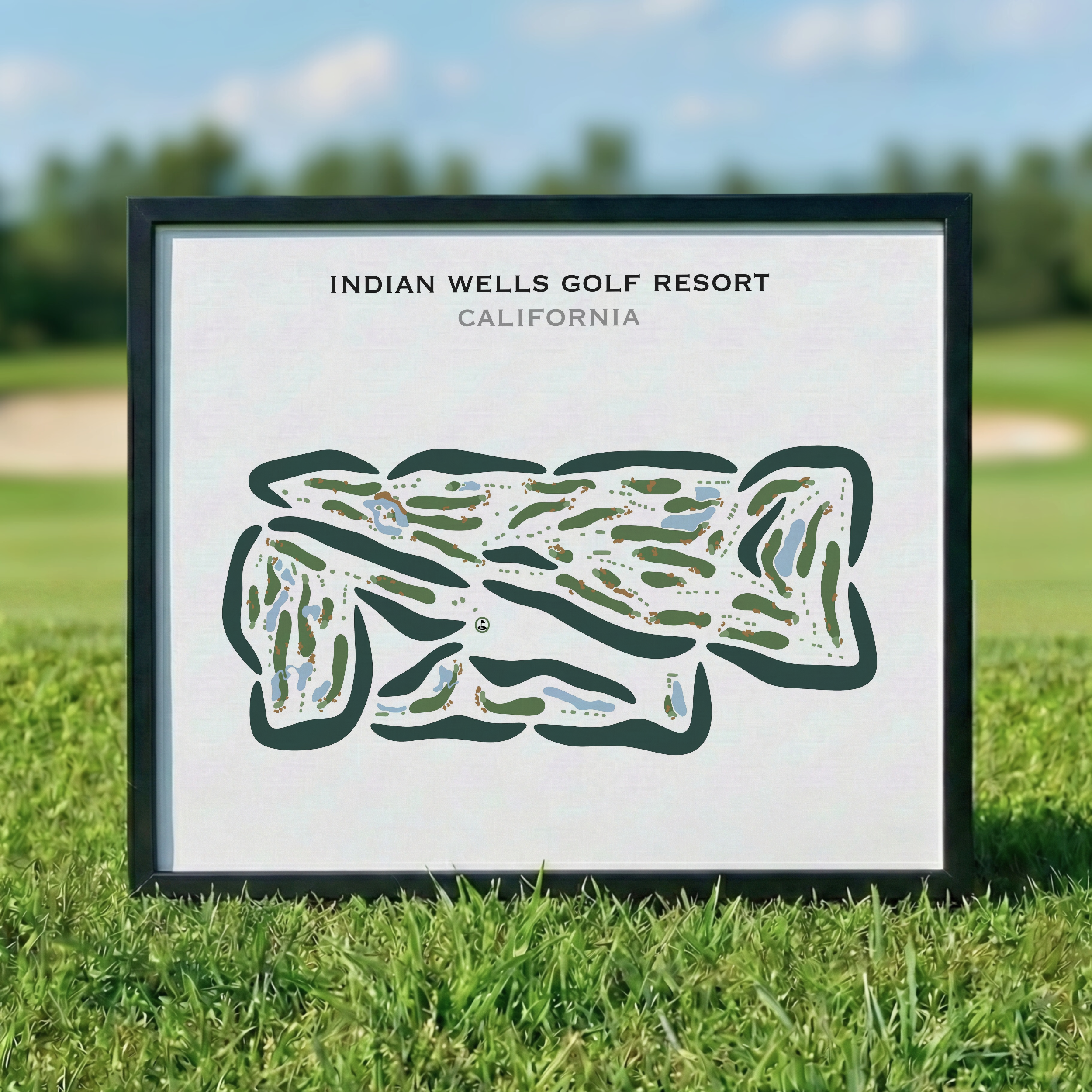 Indian Wells Golf Resort, California - Printed Golf Courses