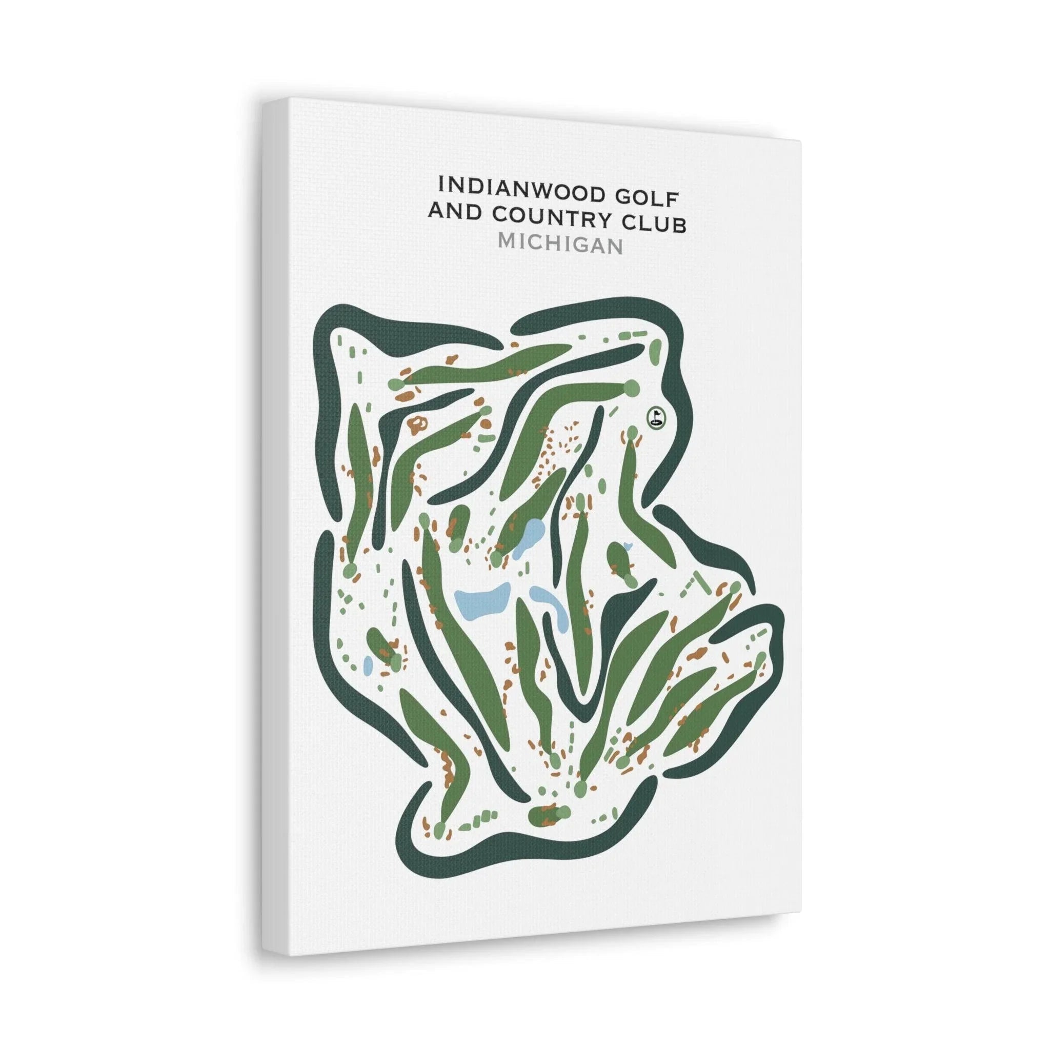 Indianwood Golf & Country Club, Michigan - Printed Golf Courses