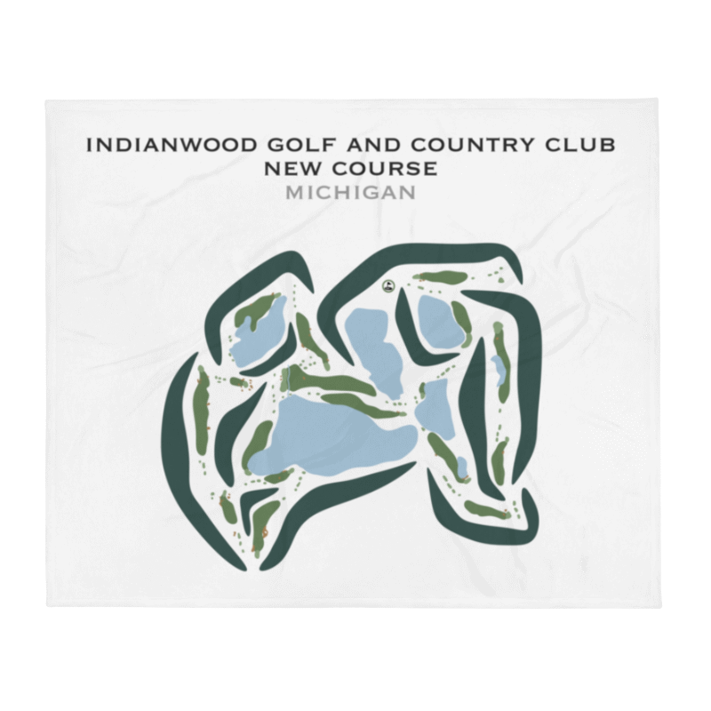 Indianwood Golf & Country Club - New Course, Michigan - Printed Golf Courses