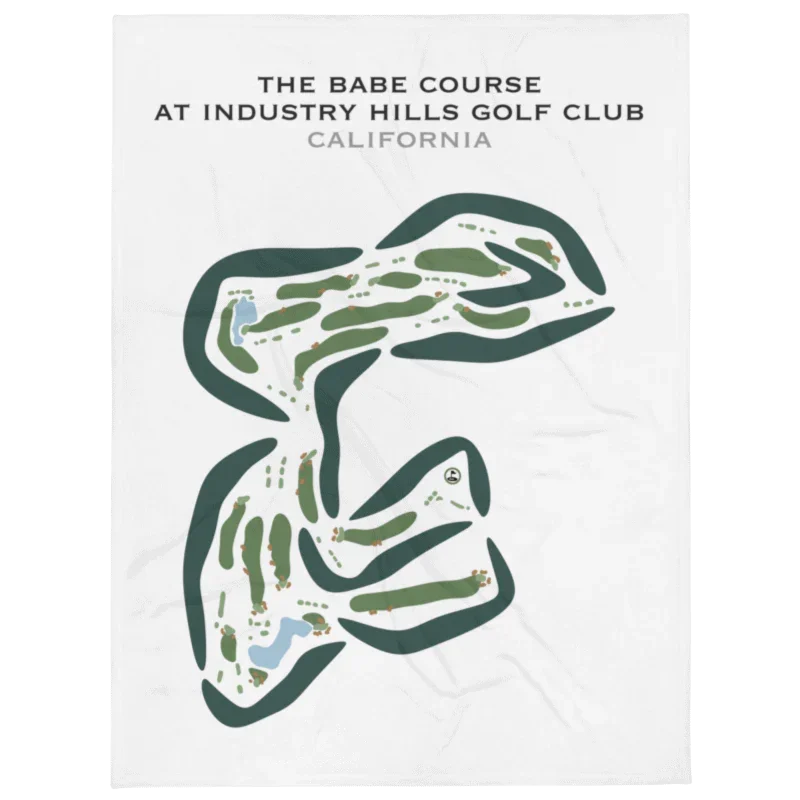 Industry Hills Golf Club At Pacific Palms Resort - The Babe, California - Printed Golf Courses