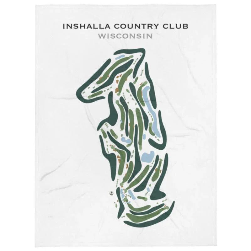 Inshalla Country Club, Wisconsin - Printed Golf Course