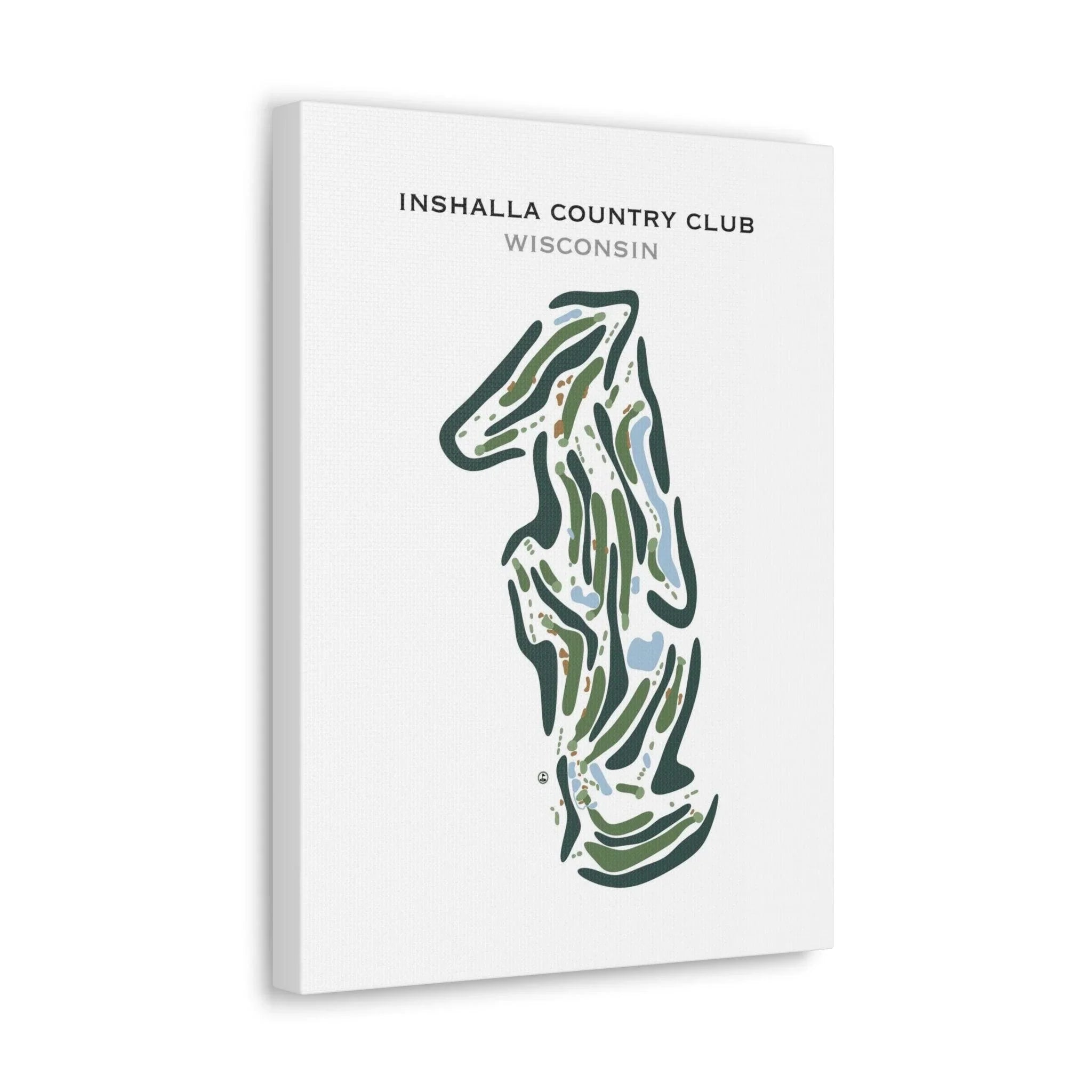 Inshalla Country Club, Wisconsin - Printed Golf Course