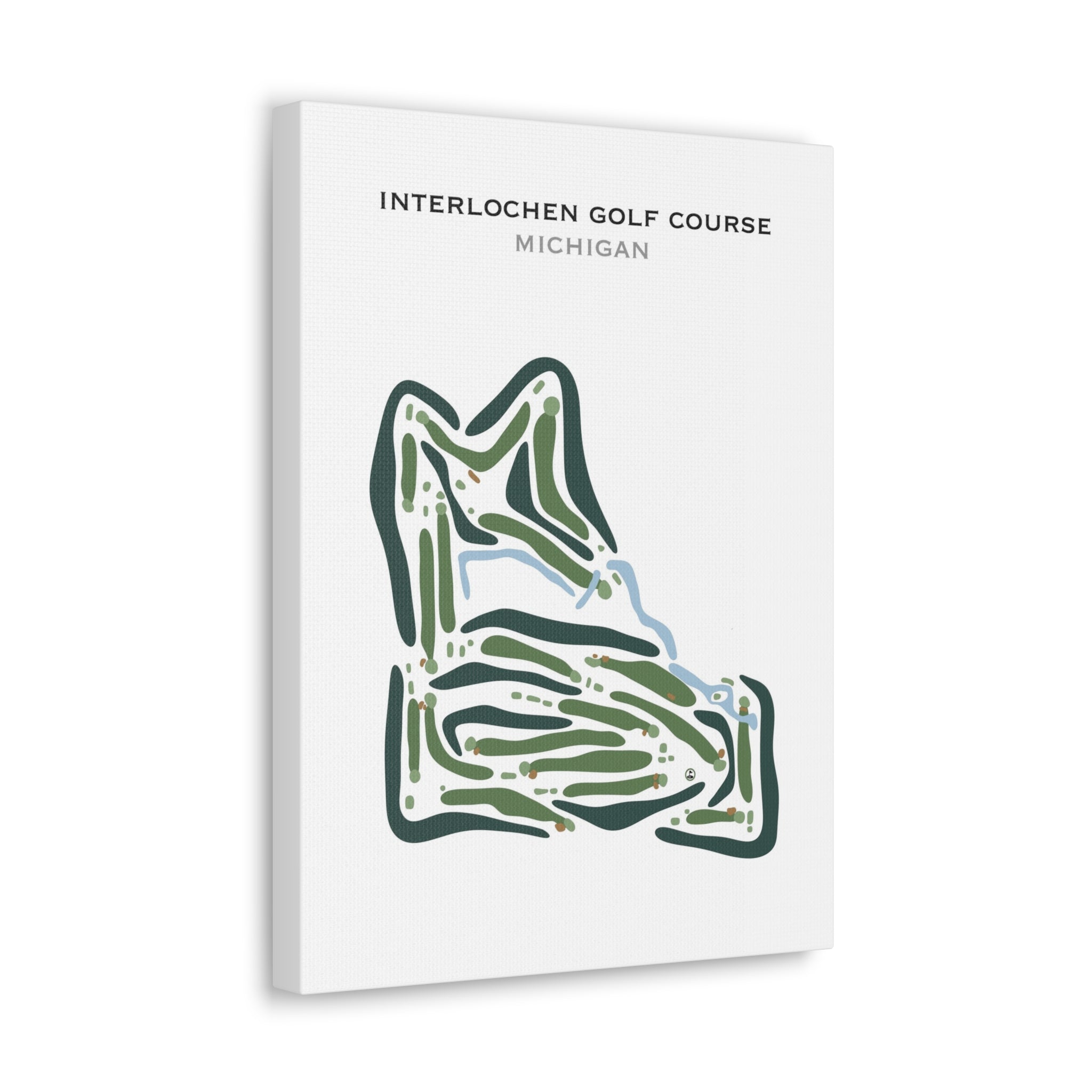 Interlochen Golf Course, Michigan - Printed Golf Courses