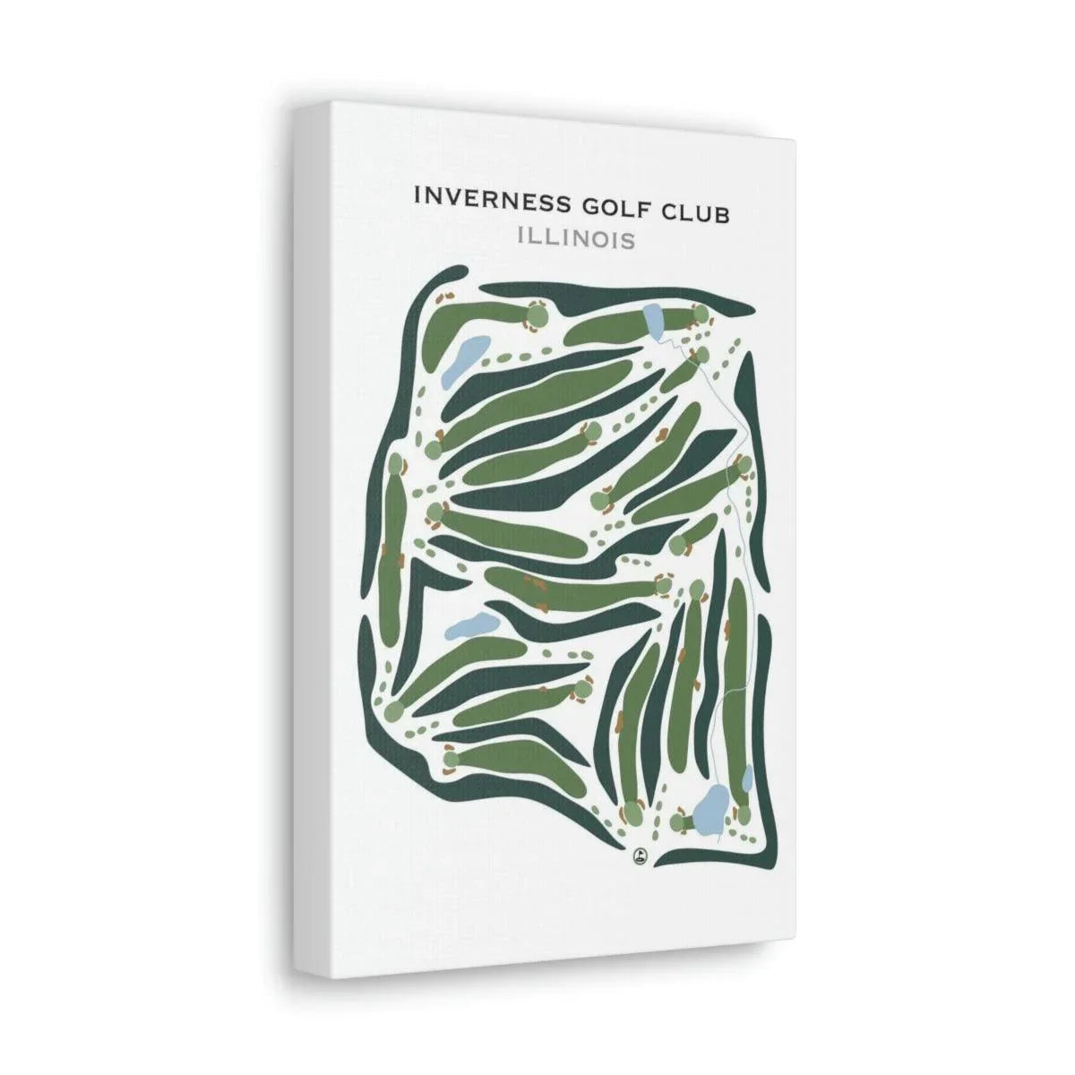 Inverness Golf Club, Illinois - Printed Golf Courses