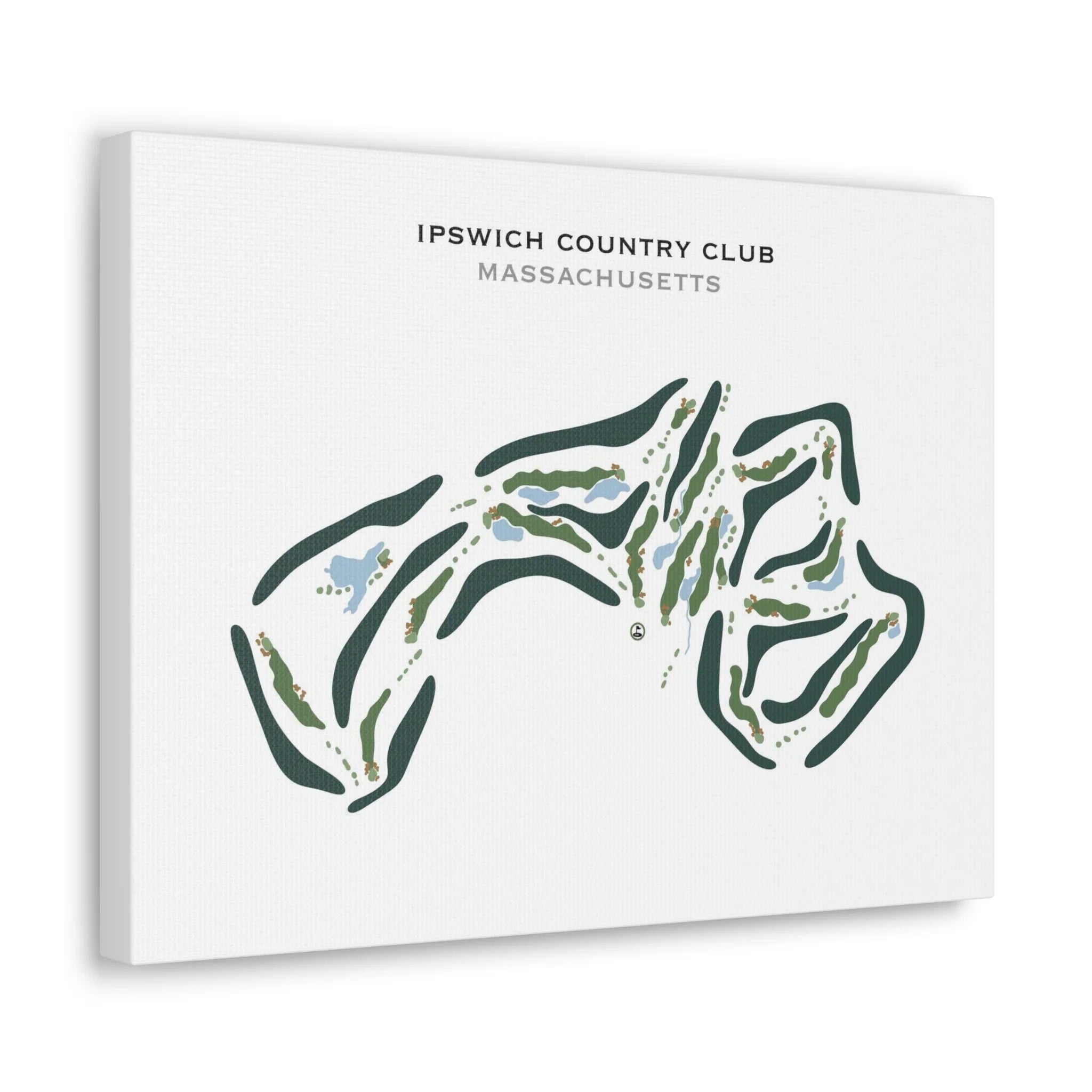 Ipswich Country Club, Massachusetts - Printed Golf Courses