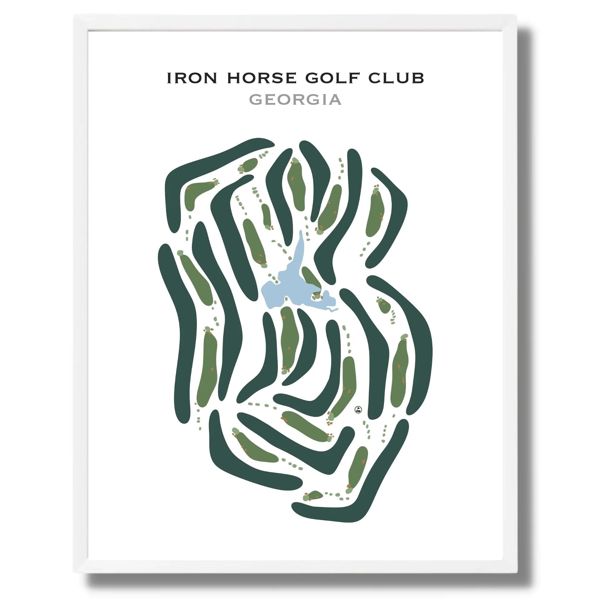 Iron Horse Golf Club, Georgia - Printed Golf Courses