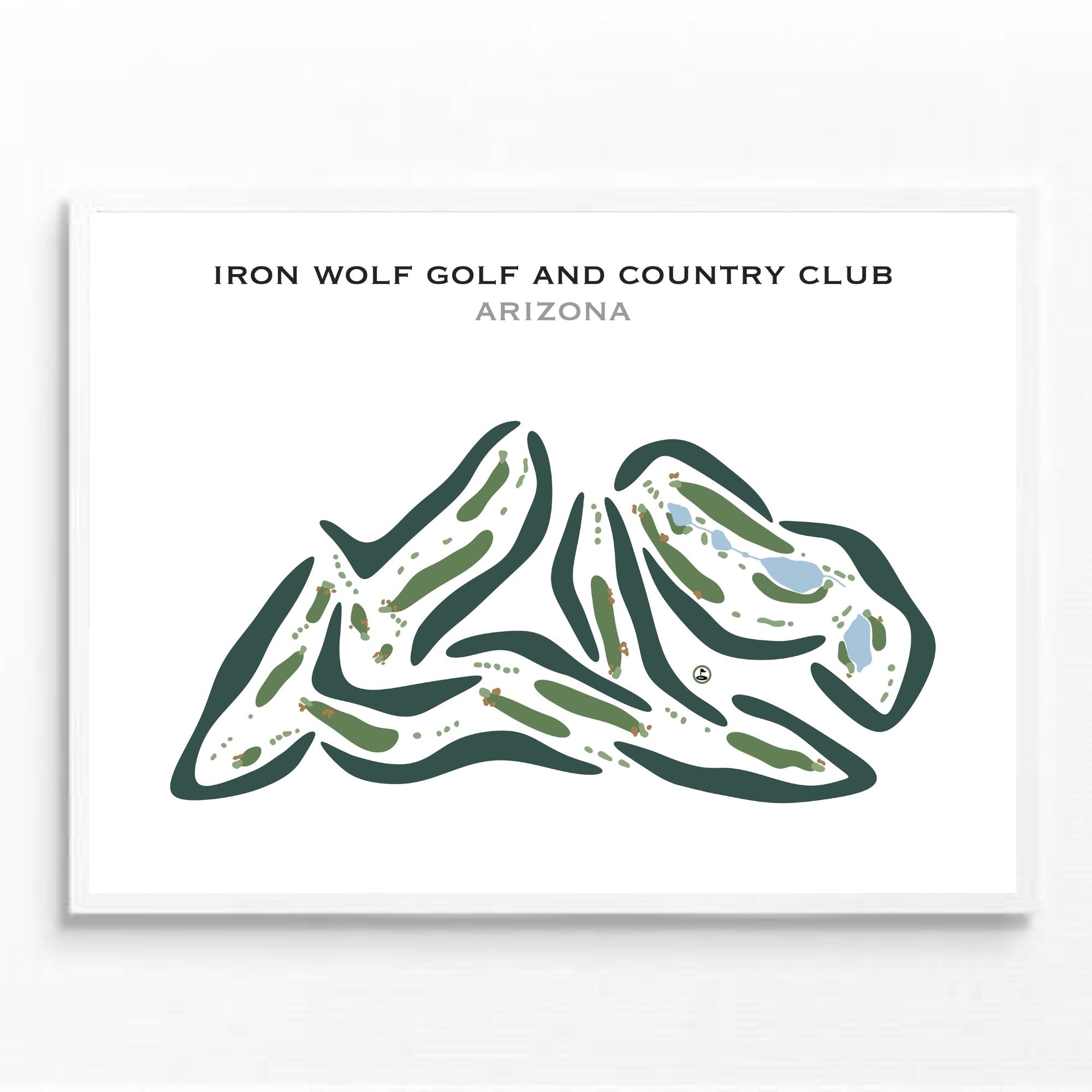 Iron Wolf Golf & Country Club, Arizona - Printed Golf Courses