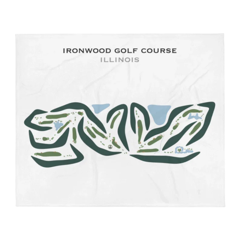 Ironwood Golf Course, Illinois - Printed Golf Courses