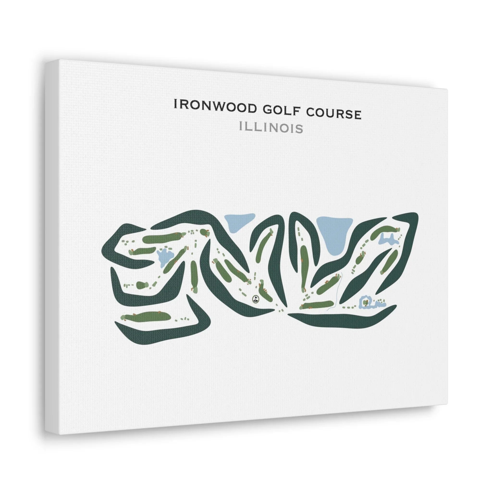 Ironwood Golf Course, Illinois - Printed Golf Courses
