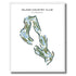 Island Country Club, Florida - Printed Golf Course