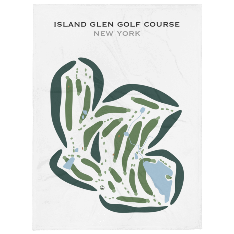 Island Glen Golf Course, New York - Printed Golf Courses