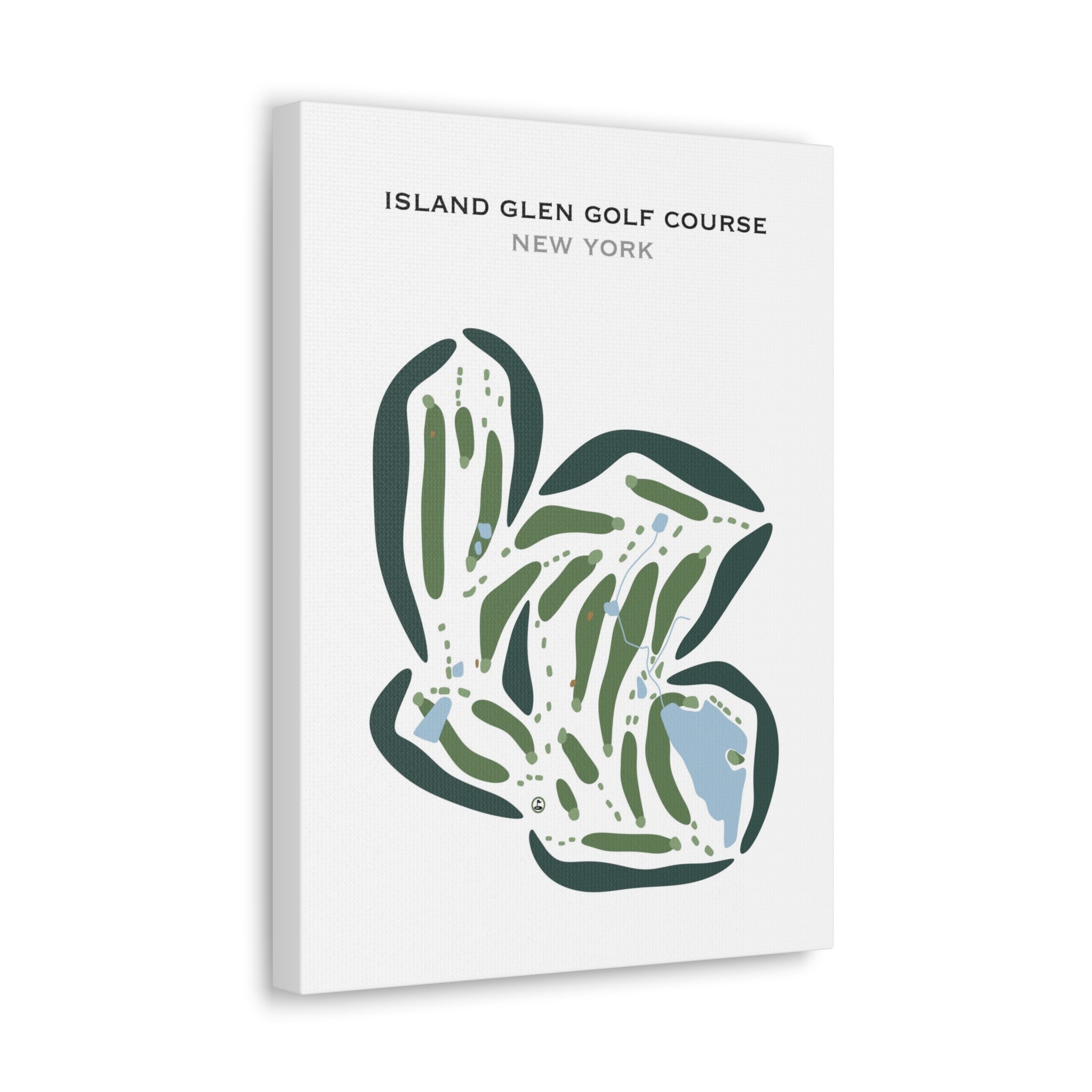 Island Glen Golf Course, New York - Printed Golf Courses