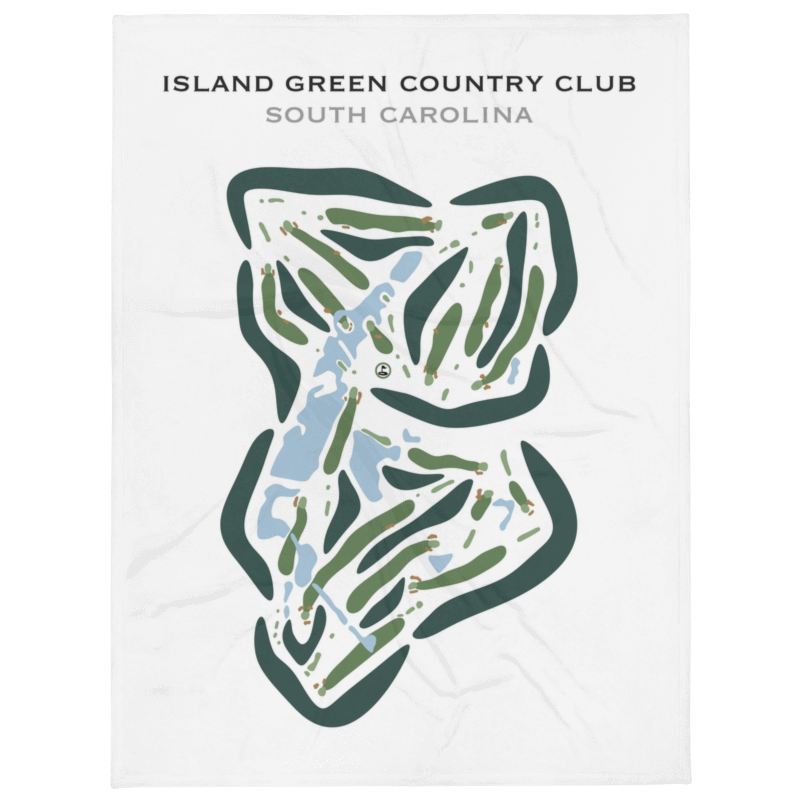 Island Green Country Club, South Carolina - Printed Golf Courses