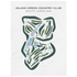 Island Green Country Club, South Carolina - Printed Golf Courses
